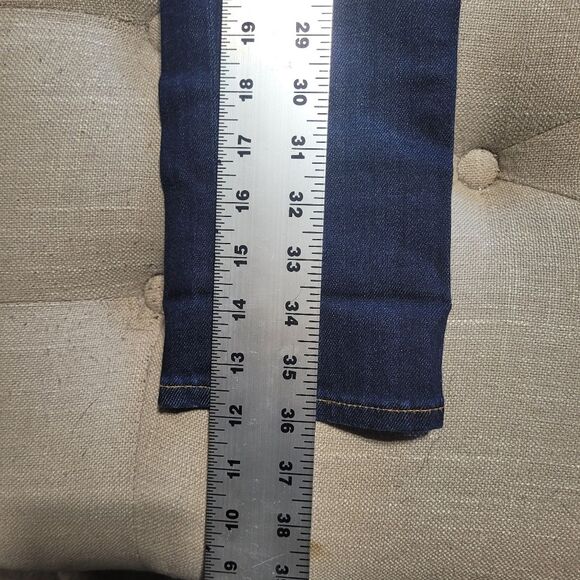 Ag Adriano Goldschmied Blue Stilt Cigarette Leg Womens 24 R - Picture 11 of 12